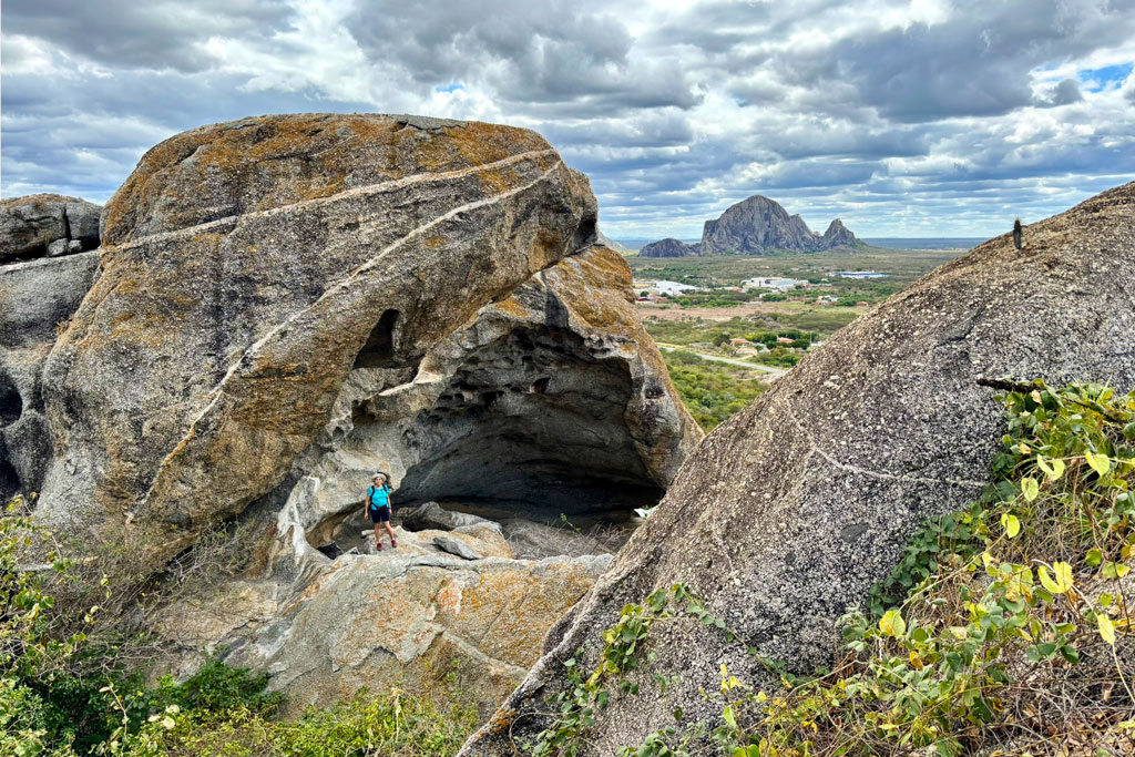 Pedra do Eurípedes, em Quixadá, Ceará