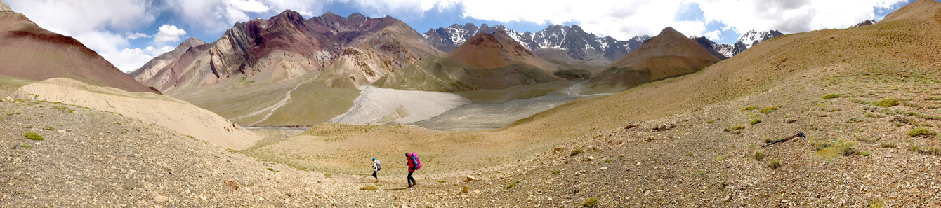 Caminhada em torno do Cerro Penitentes, Argentina