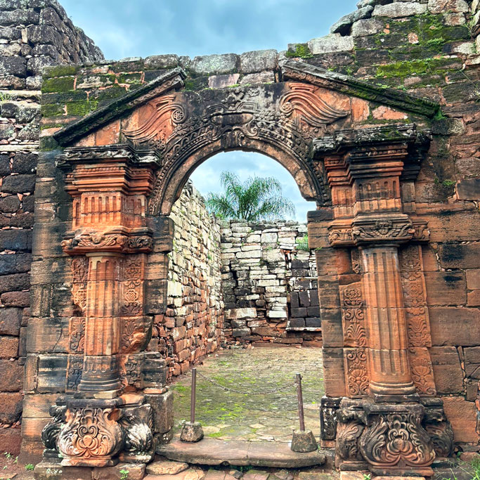 Ruínas de San Ignacio Miní, na província argentina de Misiones