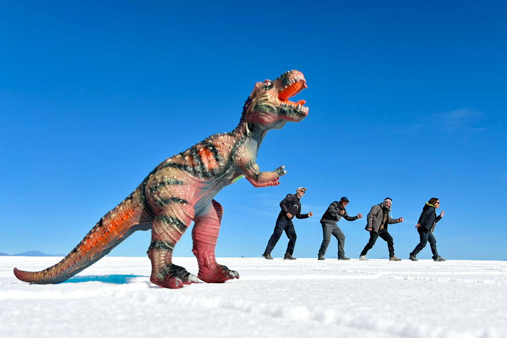 Salar de Uyuni, na Bolívia