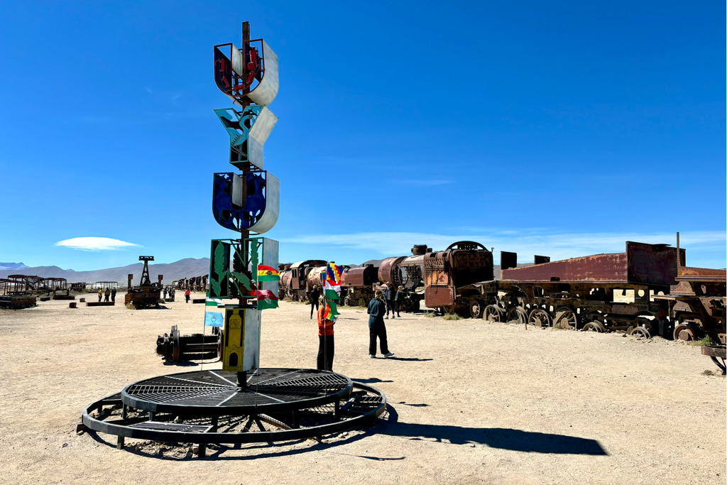 Cemitério de Trens de Uyuni, na Bolívia