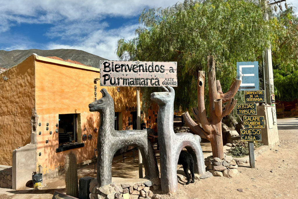 Loja em Purmamarca, na Argentina