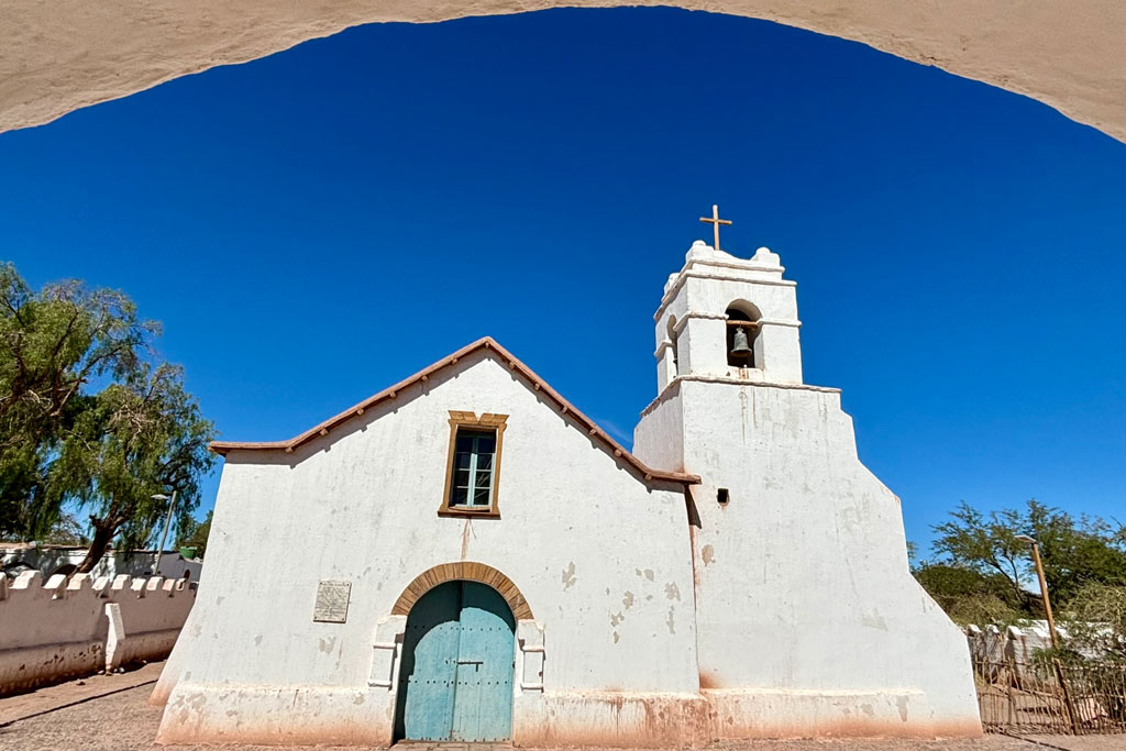 Igreja de San Pedro de Atacama, no Chile