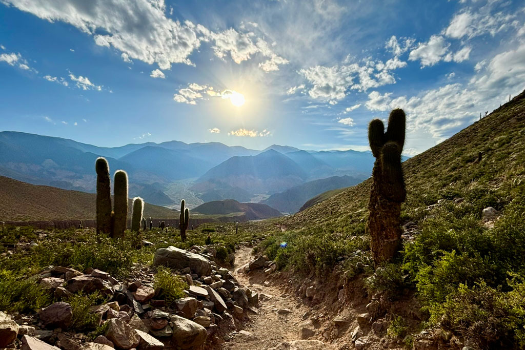 Caminho à Garganta Del Diablo, em Tilcara, Argentina